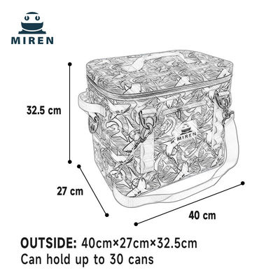 Túi làm mát mềm hình vuông đa năng 20L để đựng thực phẩm