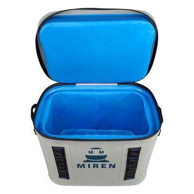 Túi làm mát 20L di động nhẹ Màu xám nhạt cho cắm trại nướng thịt