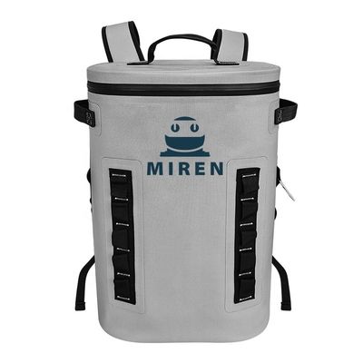 Cách nhiệt Ice Soft Cool Ba lô Màu xám nhạt cho cắm trại ngoài trời ODM