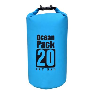 Túi khô chống nước PVC nhẹ có thể gập lại Dung tích 20L cho hoạt động ngoài trời