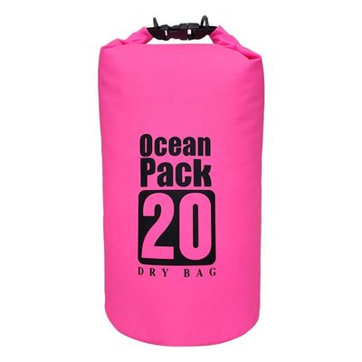 Túi khô chống nước PVC nhẹ có thể gập lại Dung tích 20L cho hoạt động ngoài trời