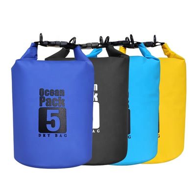 Túi khô chống nước PVC màu xanh đen màu vàng cho cuộc phiêu lưu ngoài trời OEM