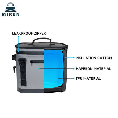 Túi làm mát 24 lon cách nhiệt có túi trước Chất liệu Hypalon