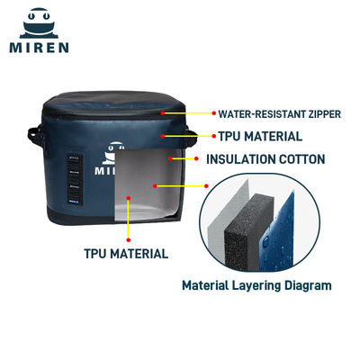 Zip là một máy làm mát 14L vuông với lớp lót chống rò rỉ chứa tới 24 lon bia!