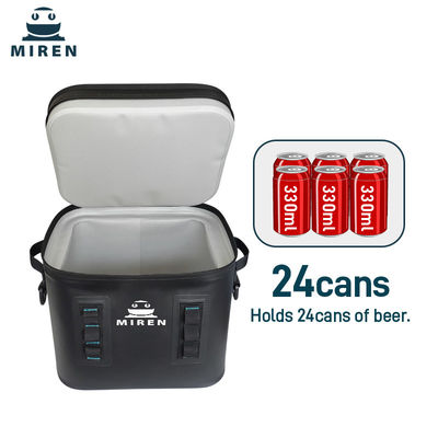 Đen 24 hộp Soft Cooler Pack là tuyệt vời cho picnic ngoài trời và câu cá
