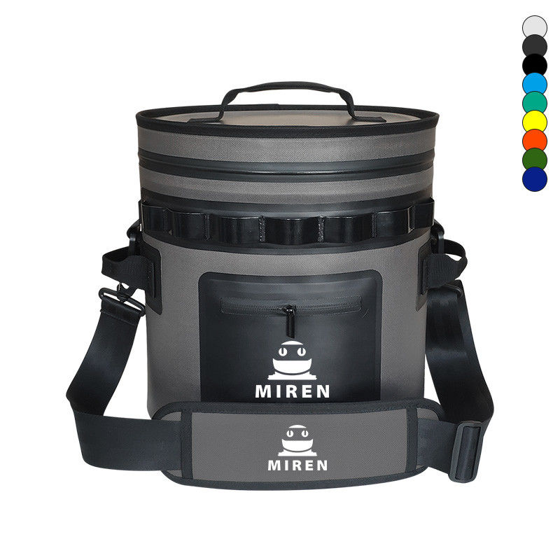 25 Can Dark Grey Round Cooler Hỗn hợp với nước và thấm nước