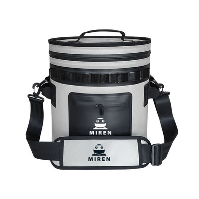 25 Can Dark Grey Round Cooler Hỗn hợp với nước và thấm nước